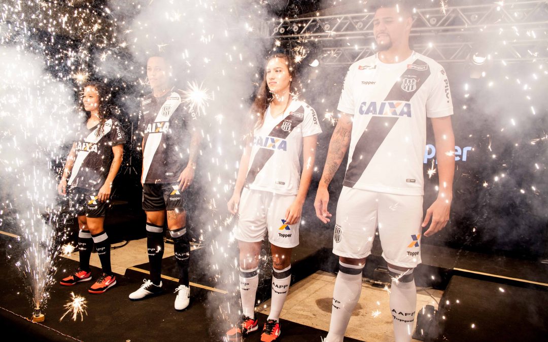 Ponte Preta e Topper apresentam novo uniforme 2018