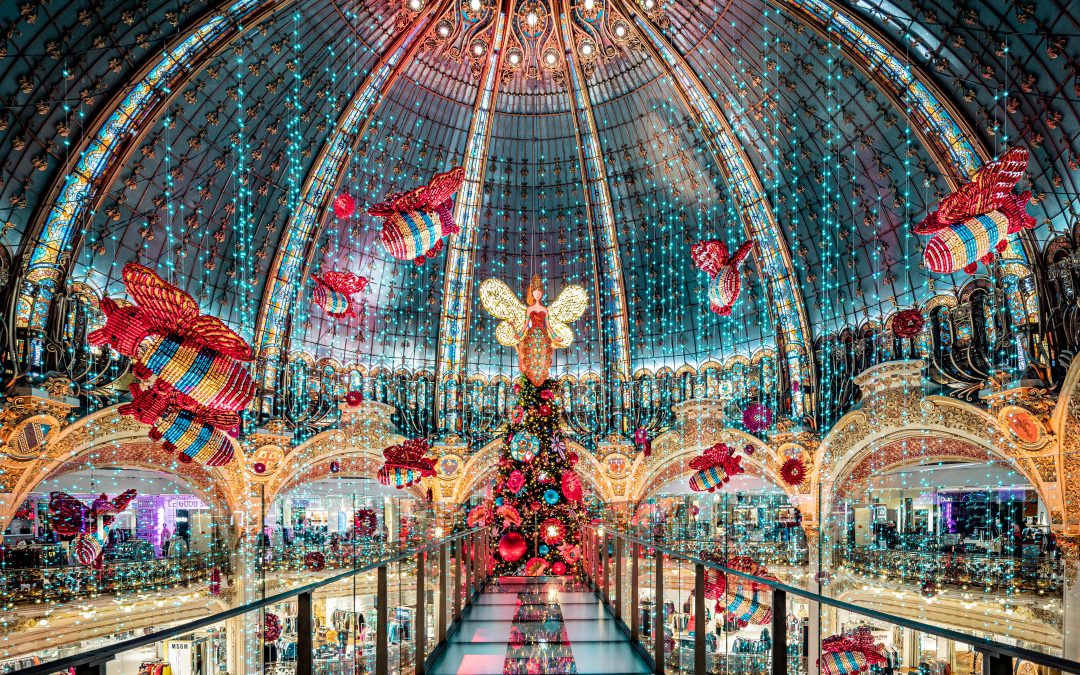 Galeries Lafayette inaugura tradicional árvore natalina