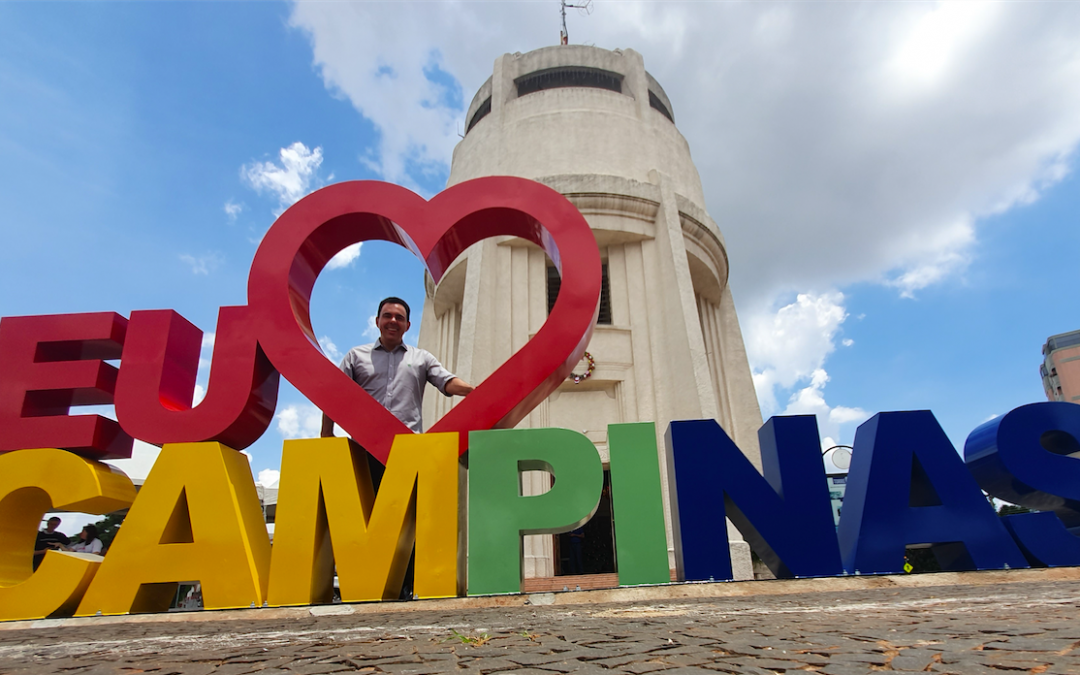 Campanha “Eu amo Campinas” se espalha pela cidade