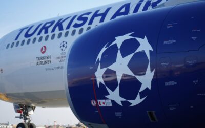 Turkish Airlines projeta aeronave da UEFA