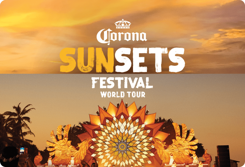Corona Sunsets Festival World Tour celebra pôr do sol